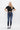 Mica Denim - Rivale High Rise Button Fly Ankle Skinny Jeans (28" Inseam) - MDP-S188DK-SaltTree