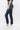 Mica Denim - Rivale High Rise Button Fly Ankle Skinny Jeans (28" Inseam) - MDP-S188DK-SaltTree