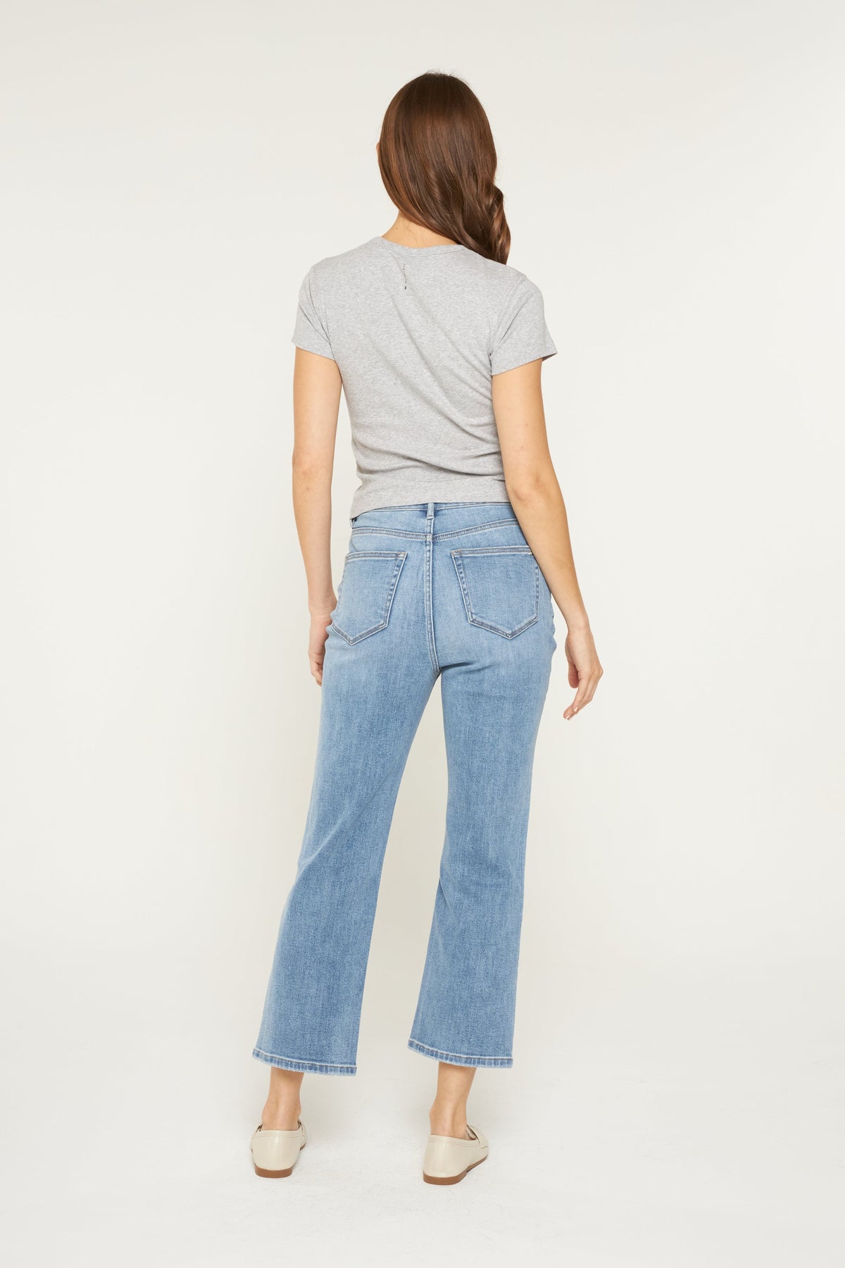Mica Denim - Super High-Rise Straight Loose Fit Jeans (26.25" Inseam) - MDP-T3482