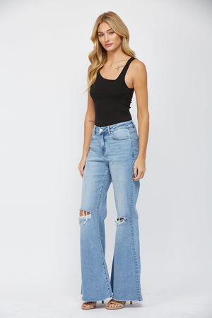 Mica Denim - High Rise Super Wide Fit Jeans - MDP-W3030LT