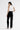 Mica Denim - High-Rise Slim Wide-Leg Jeans with Raw Hem - Black (31" Inseam) - MDP-W3251BK-SaltTree