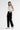 Mica Denim - High-Rise Slim Wide-Leg Jeans with Raw Hem - Black (31" Inseam) - MDP-W3251BK-SaltTree