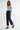 Mica Denim - High-Rise Wide-Leg Ankle Jeans in Glitter Fabric (29" Inseam) - MDP-W3707-SaltTree