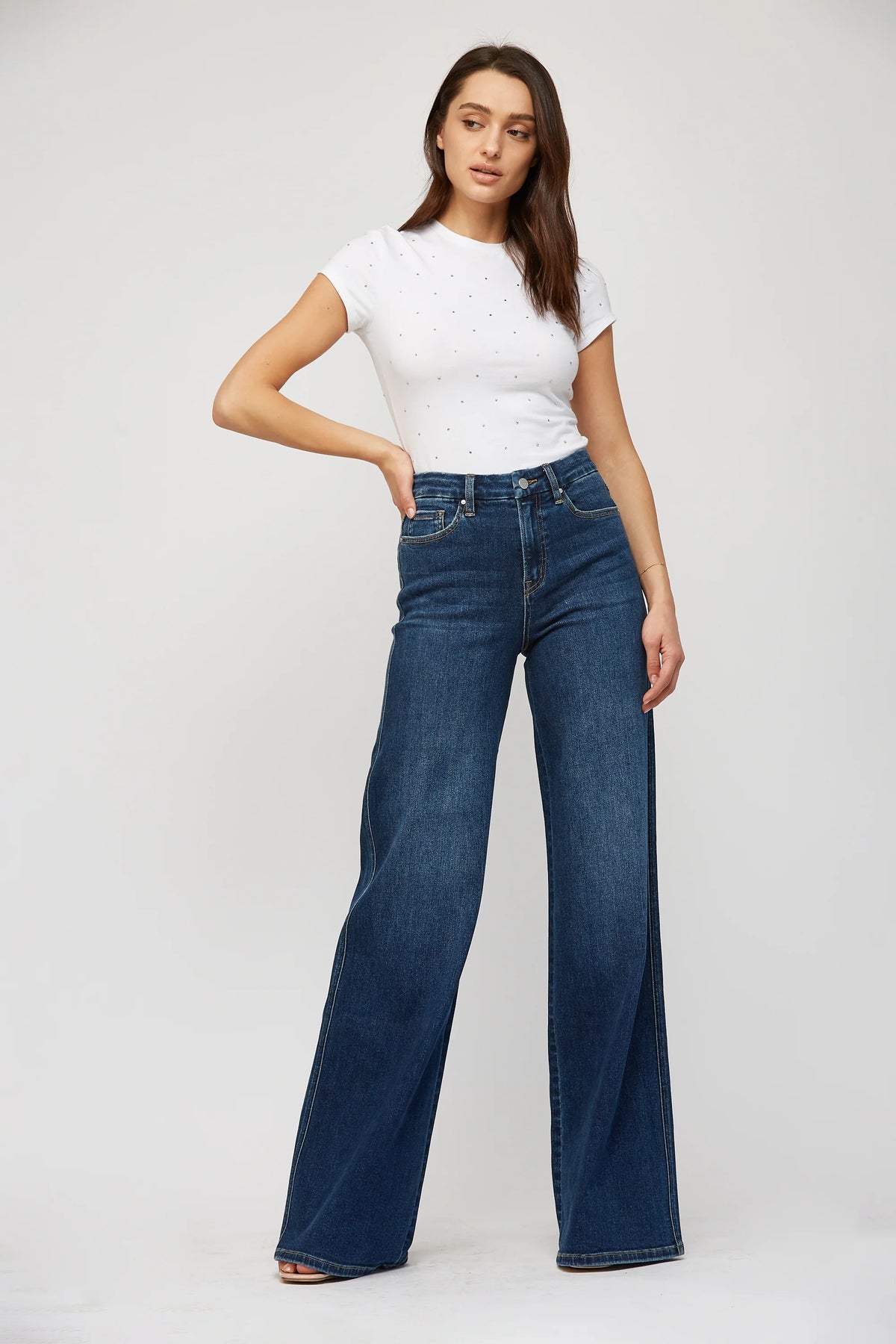Mica Denim - Super High Rise Skater Jeans -  MDP-W611DK