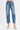 Risen Jeans - High Rise Cropped Barrel Leg Jeans with Adjustable Waist (27 1/4" Inseam) - PGC21174D-SaltTree