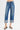 Risen Jeans - Tummy Control Mid Rise Cropped Wide Leg Jeans with Fixed Wide Cuffs - PW21124-SaltTree