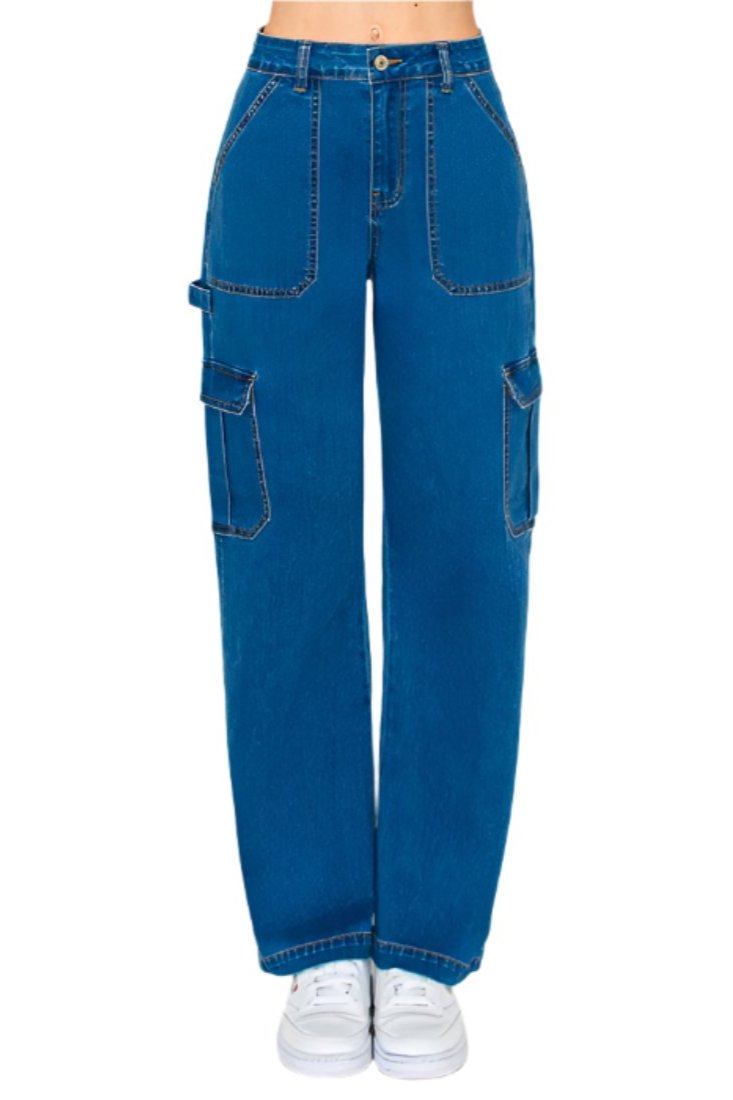 Wax Jean - Hammer Loop Cargo Jeans - 90343 - SaltTree