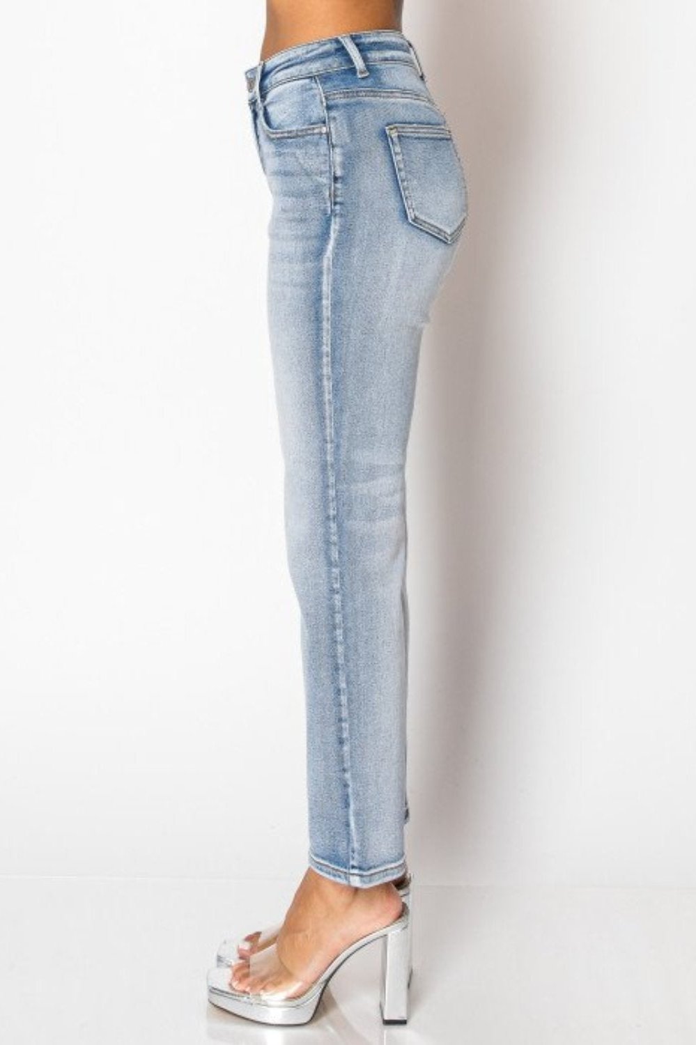 Wax Jean - Potassium Wash Straight Jeans - 90369 | SaltTree
