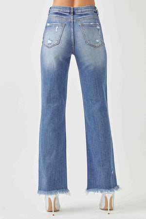 Risen Jeans - High Rise Straight Jean - RDP5081 - SaltTree