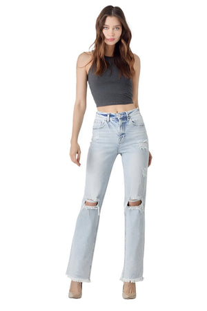 Risen Jeans - High Rise Straight Jean - RDP5081 - SaltTree