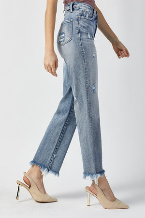 Risen Jeans - High Rise Straight Jeans - RDP5116