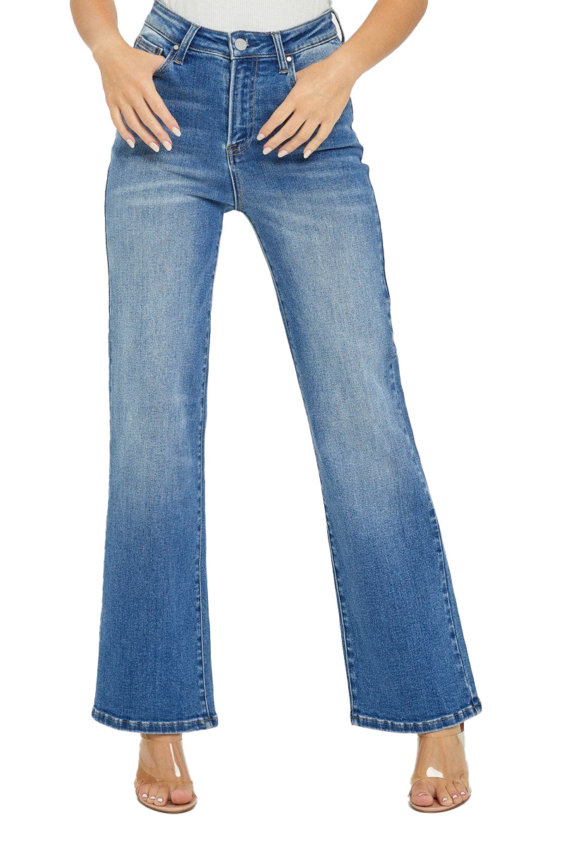 Risen Jeans - High Rise Relaxed Straight Jeans - RDP5292 - SaltTree