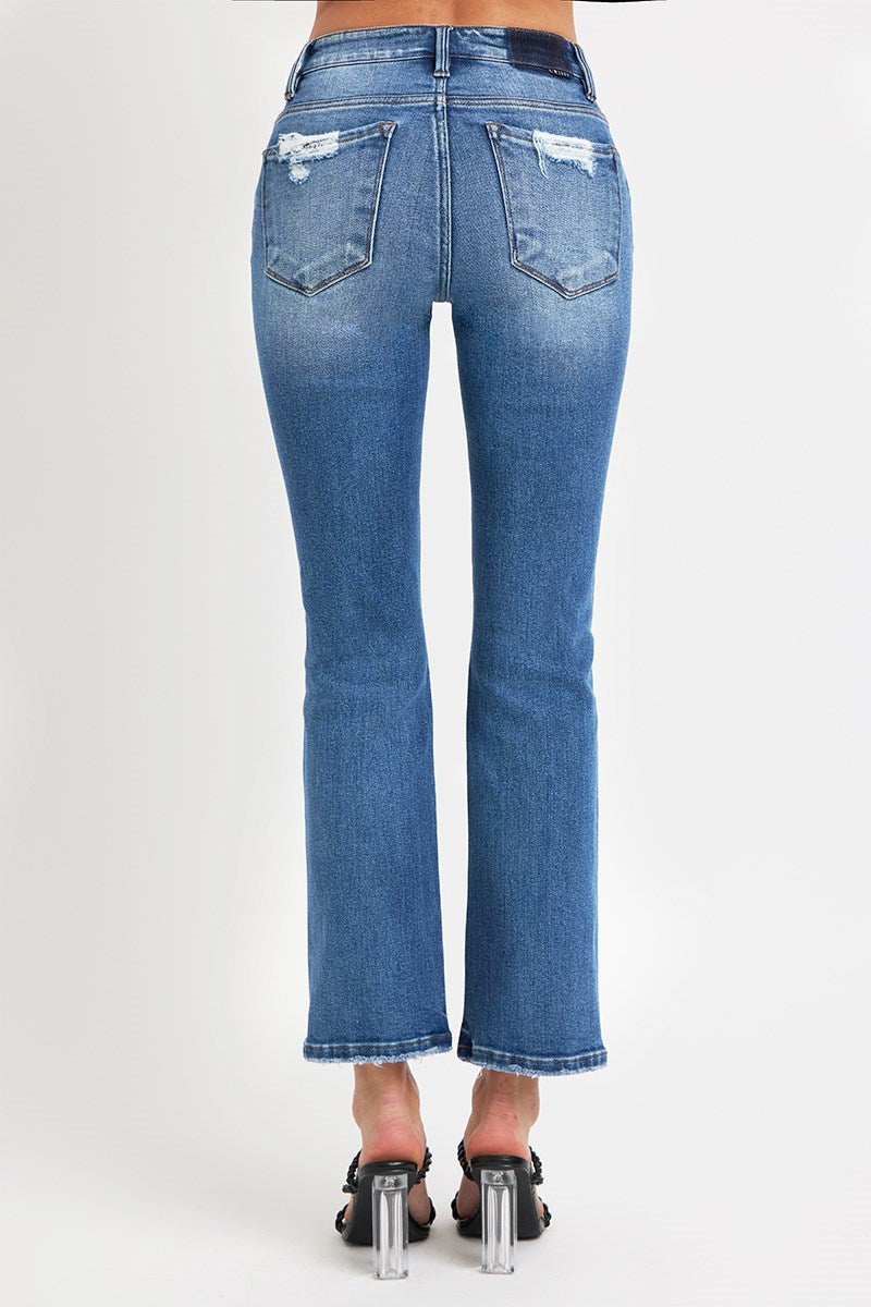 Risen Jeans - Mid Rise - Straight Jeans - RDP5302 -Final Sale - SaltTree