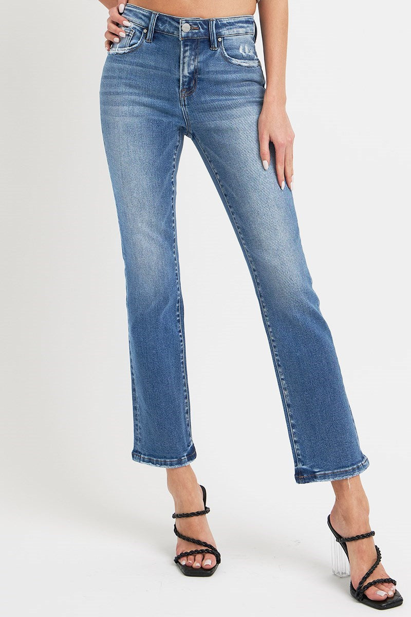 Risen Jeans - Mid Rise - Straight Jeans - RDP5302 -Final Sale - SaltTree