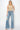 Risen Jeans - Mid-Rise Button Down Wide Leg Jeans with Distressed Hem (32 1/2" Inseam) - RDP5412HD-SaltTree