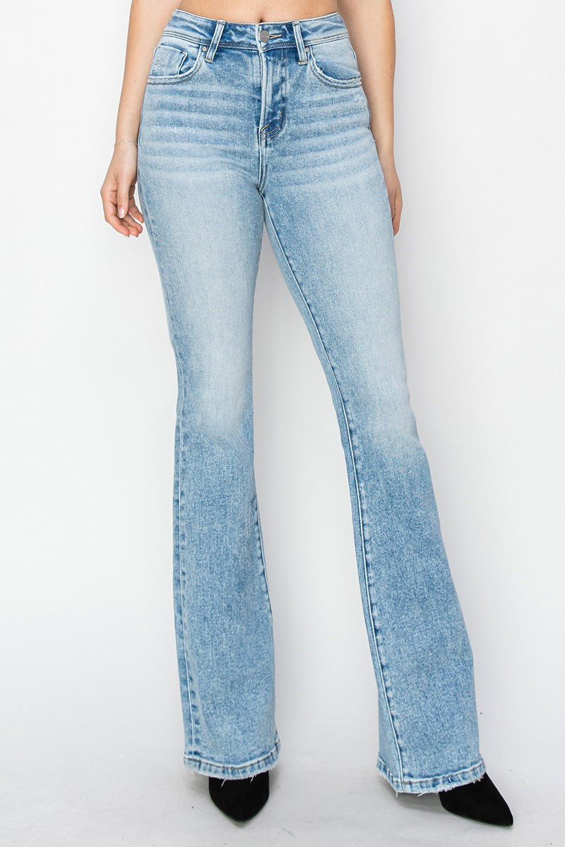 Risen Jeans - High Rise Bootcut Jeans - RDP5523RT - SaltTree