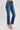 Risen Jeans - High Rise Cropped Straight Leg Jeans with Exposed Button Fly and Heavy Distressing (27" Inseam) - RDP5585sz-SaltTree