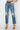 Risen Jeans - High Rise Knee Distressed Ankle Straight Jeans with Raw Hem (27 1/2" Inseam) - RDP5756-SaltTree
