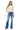 Risen Jeans - Tummy Control High Rise Flare Step Hem Jeans (33" Inseam) - RDP5819D-SaltTree