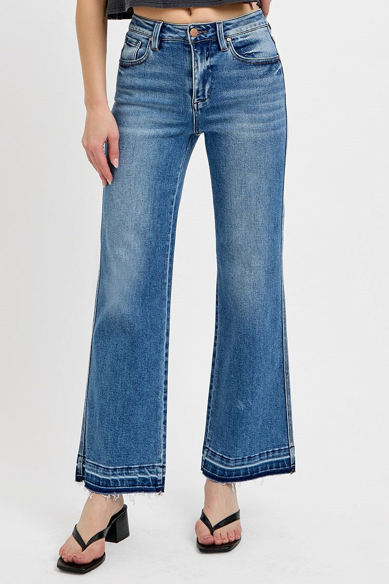 Risen Jeans - High Rise Ankle Straight Jeans - RDP5845 - SaltTree