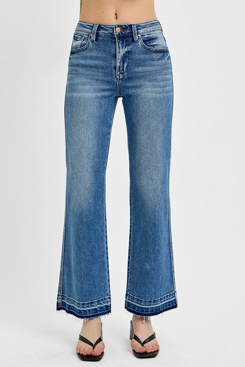 Risen Jeans - High Rise Ankle Straight Jeans - RDP5845 - SaltTree