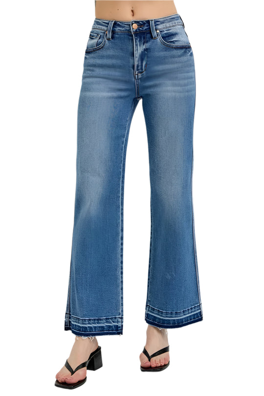 Risen Jeans - High Rise Ankle Straight Jeans - RDP5845