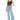 Risen Jeans - Tummy Control Elastic Band High Rise Wide Double Waist Jeans (32 1/2" Inseam) - RDP5919-SaltTree