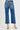 Risen Jeans - Tummy Control Elastic Band Mid-Rise Crop Wide Leg Jeans (26.5" Inseam) - RDP5926-SaltTree