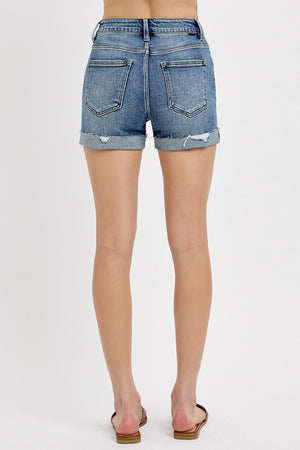 Risen Jeans - High Rise Ripped Hen Shorts - RDS1308rt