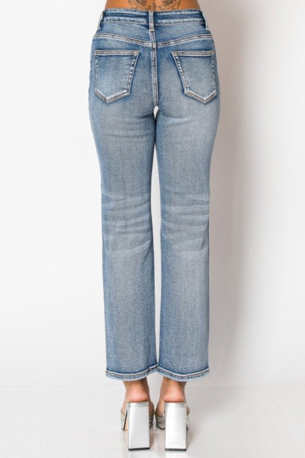Wax Jean - Potassium Wash Straight Jeans - 90369 | SaltTree