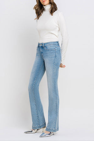 Vervet Denim - Mid Rise Bootcut Jeans - T6243