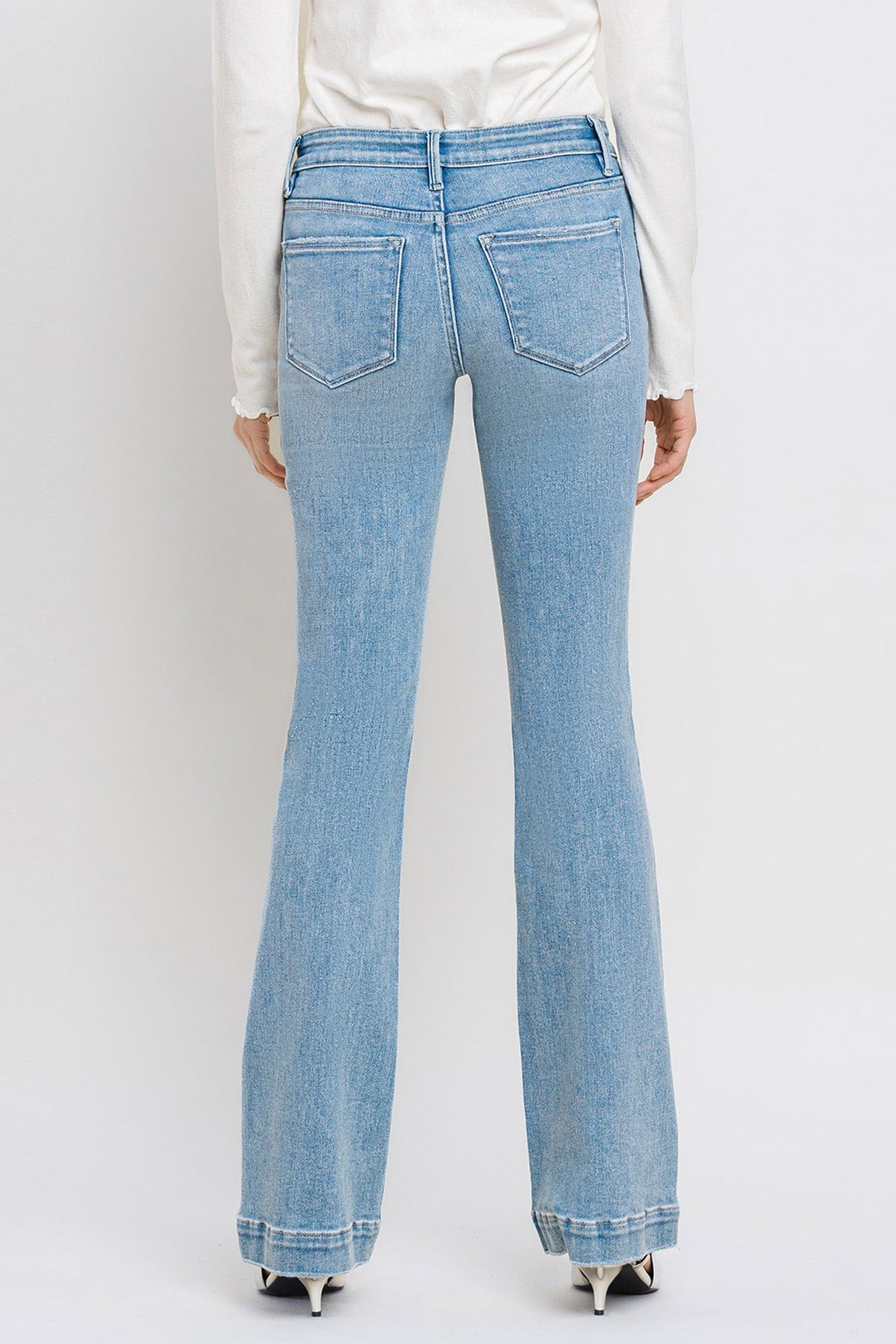 Vervet Denim - Mid Rise Bootcut Jeans - T6243 - SaltTree