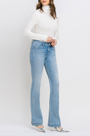 Vervet Denim - Mid Rise Bootcut Jeans - T6243