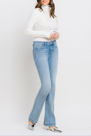 Vervet Denim - Mid Rise Bootcut Jeans - T6243