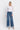 Vervet - High-Rise Tab Waistband Slim Wide Jeans (32" Inseam) - T6700-SaltTree