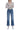 Vervet - Mid Rise Distressed Cuffed Slim Wide Leg Jeans (28" Inseam) - T7245