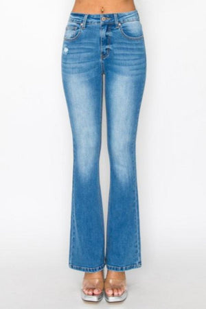 Wax Jean - Slightly Distressed BootCut in Repreve Jeans - 90338