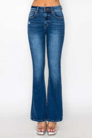 Wax Jean - Slightly Distressed BootCut in Repreve Jeans - 90338