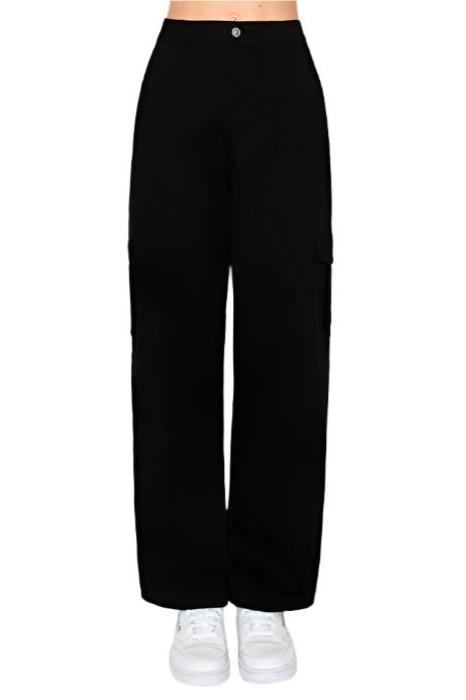 Wax Jeans - Twill Wide Leg Cargo Pants - 90339 - SaltTree