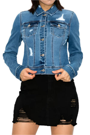 Wax Jean - Destructed Jacket - 90273