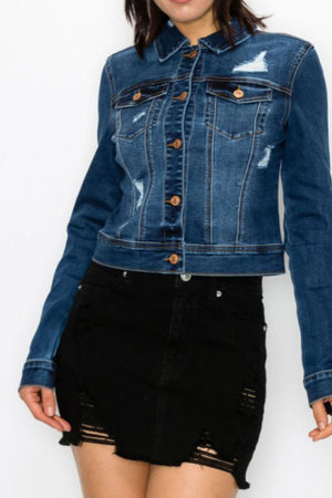 Wax Jean - Destructed Jacket - 90273