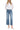 Vervet - Super High Rise Crop Wide Leg Raw Hem Jeans (26" Inseam) - V3541