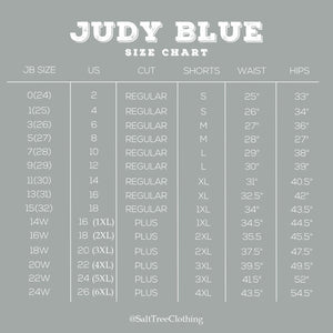 Judy Blue - High Rise Tummy Control Straight Jeans - 881000