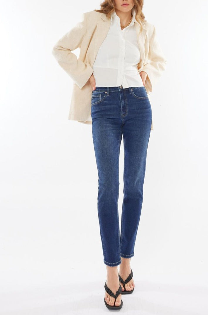 Kancan - Jovi High Rise Cigarette Leg Jeans - kc11251 - SaltTree