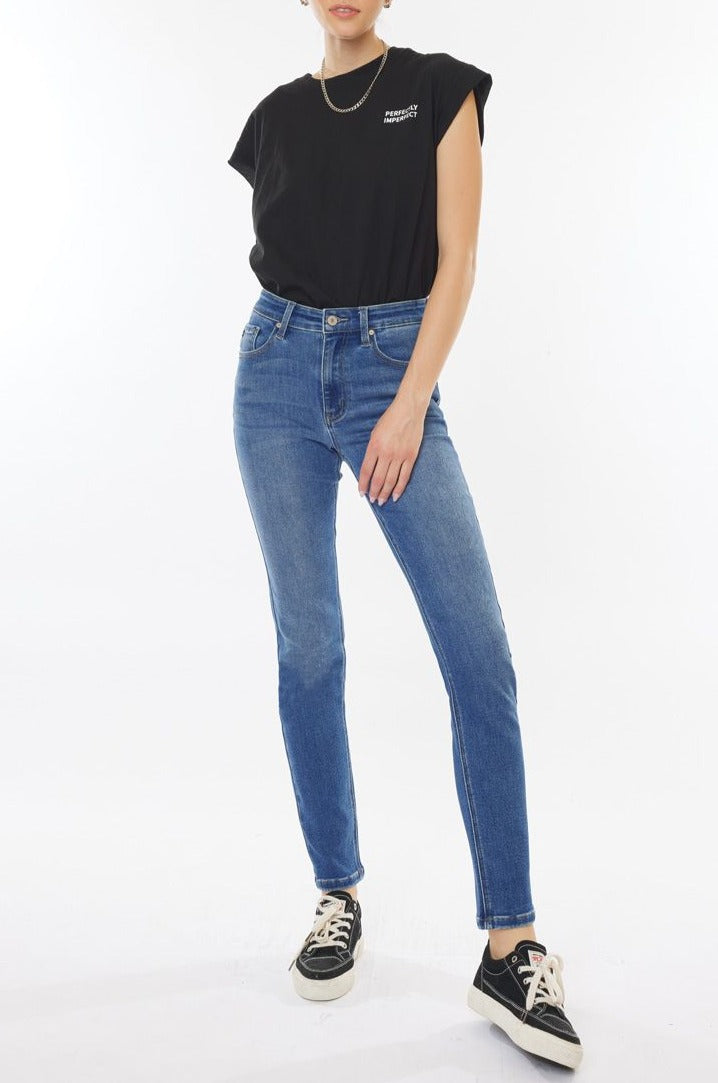 Kancan - Jovi High Rise Cigarette Leg Jeans - kc11251 - SaltTree