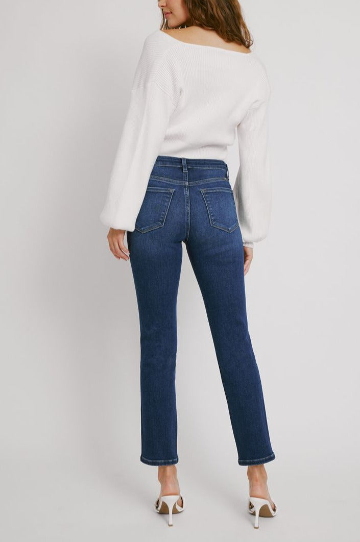 Kancan - Adaline High Rise Slim Straight Jeans - kc11252 - SaltTree