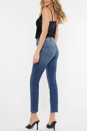 Kancan - Adaline High Rise Slim Straight Jeans - kc11252