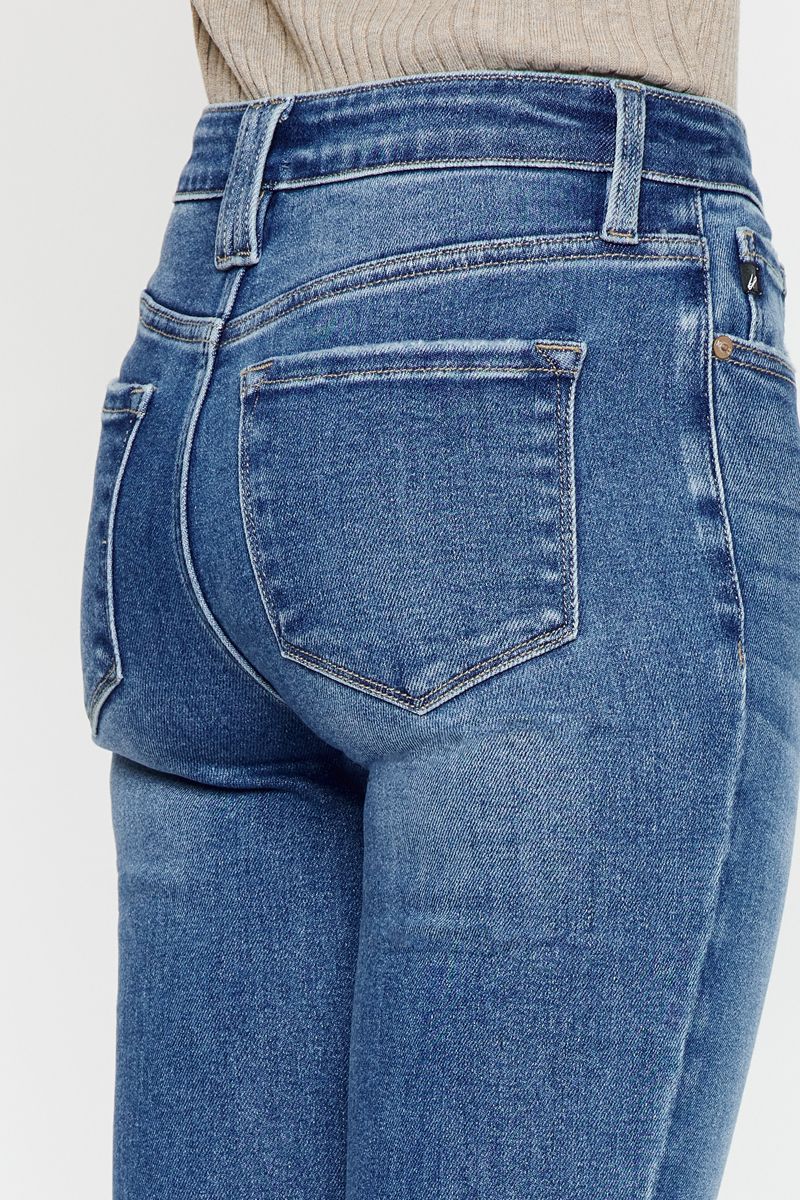 Kancan - Brenda High Rise Bootcut Jeans - KC11259 - SaltTree