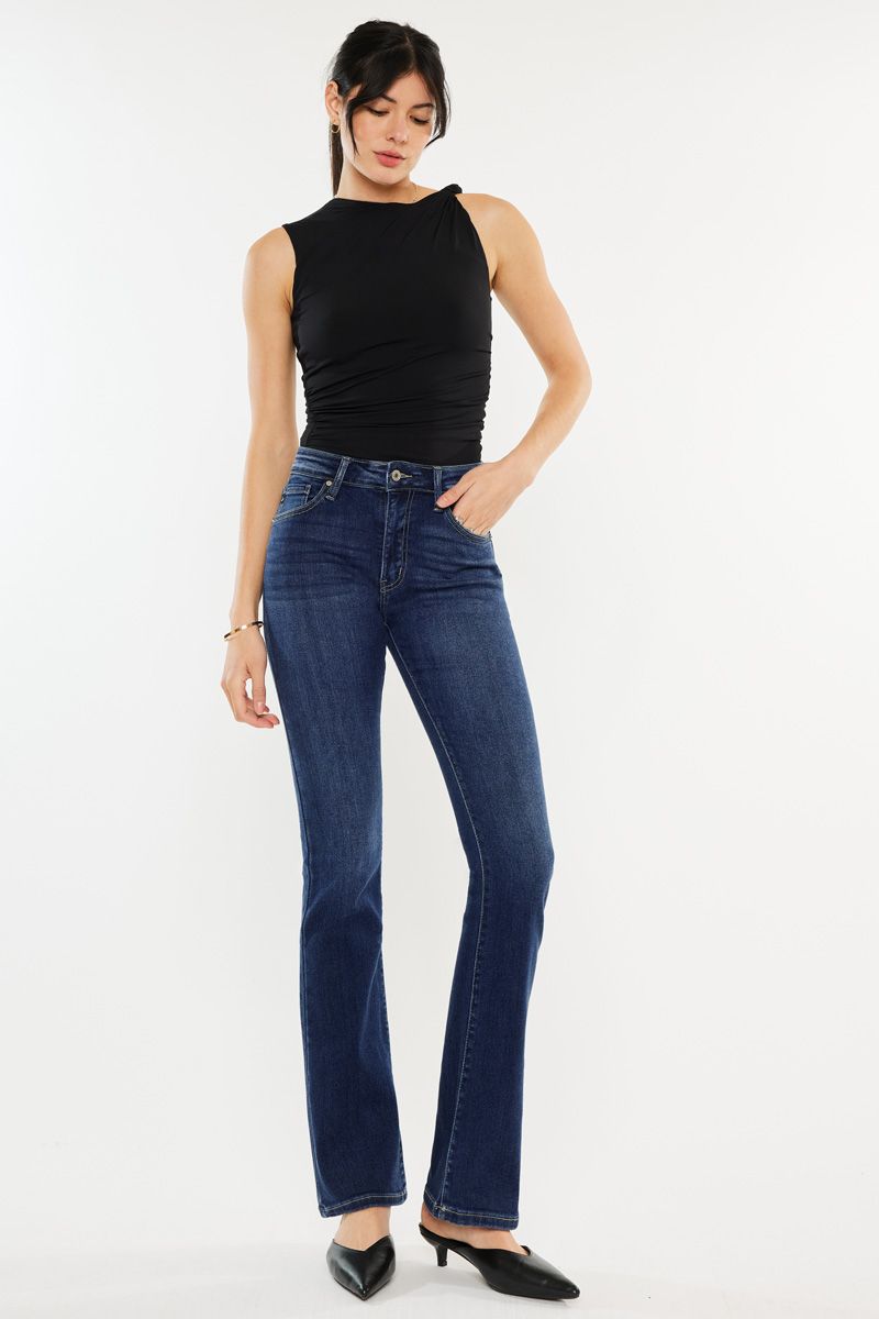 KANCAN - Denver High Rise Bootcut Jeans - ESSENTIAL, KC20004 - SaltTree