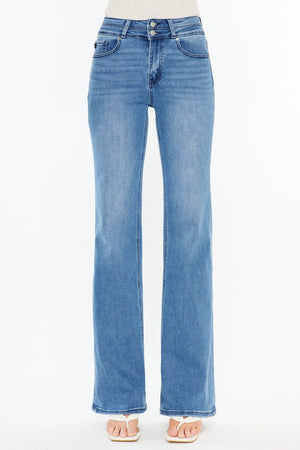 Kancan - Onyx Ultra High Rise Wide Flare Jeans - KC20020